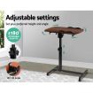 Artiss Laptop Table Desk Adjustable Stand - Walnut