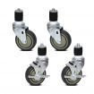 Cefito Set of 4 Swivel Castor Wheels