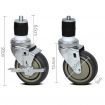 Cefito Set of 4 Swivel Castor Wheels
