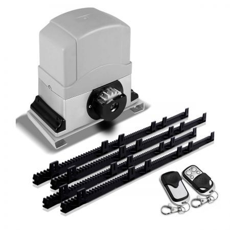 LockMaster Automatic Sliding Gate Opener with 2 Remote Controls | Crazy ...