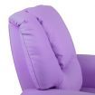 Keezi Kids Recliner Chair Purple PU Leather Sofa Lounge Couch Children Armchair