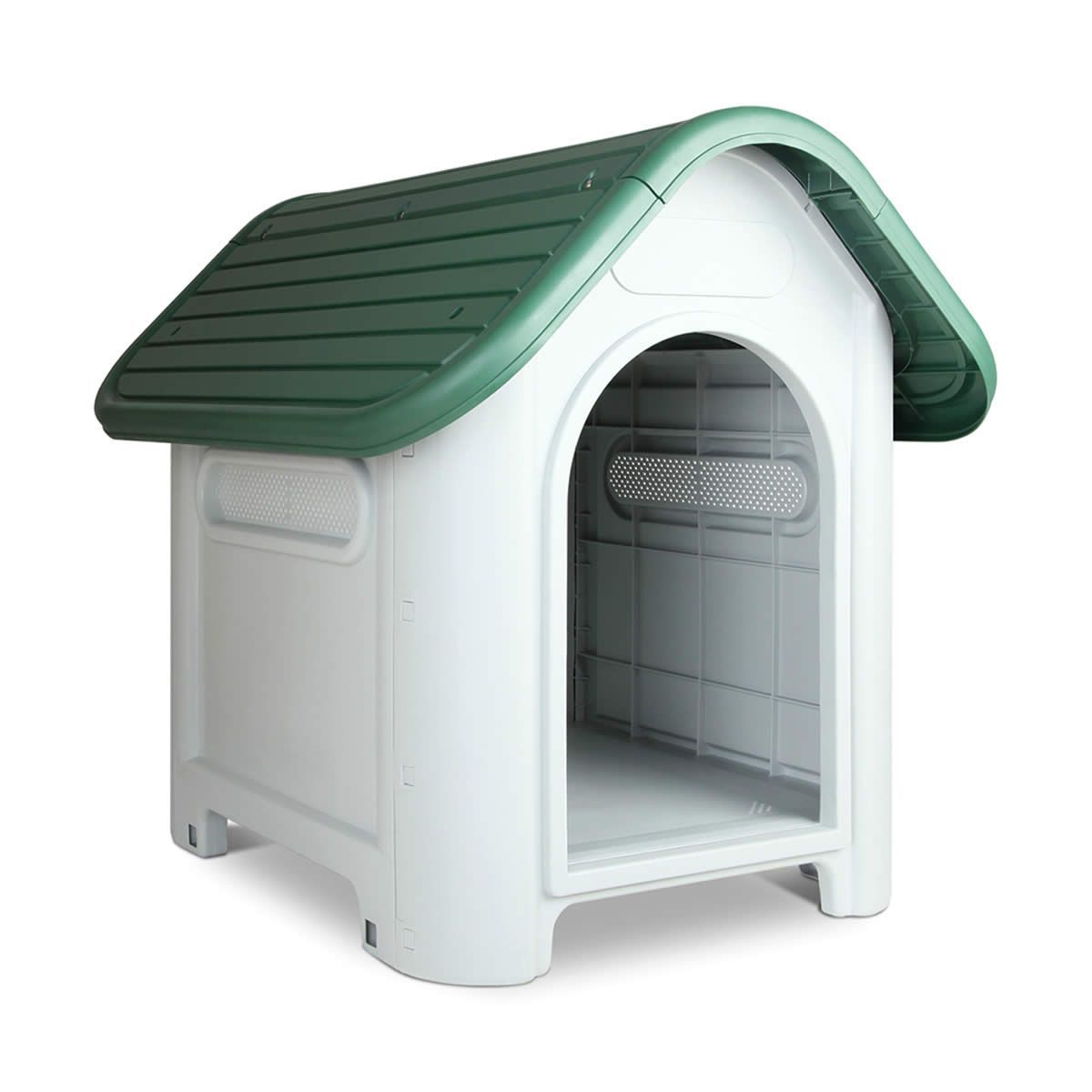 Plastic Green Dog Kennel 66cm