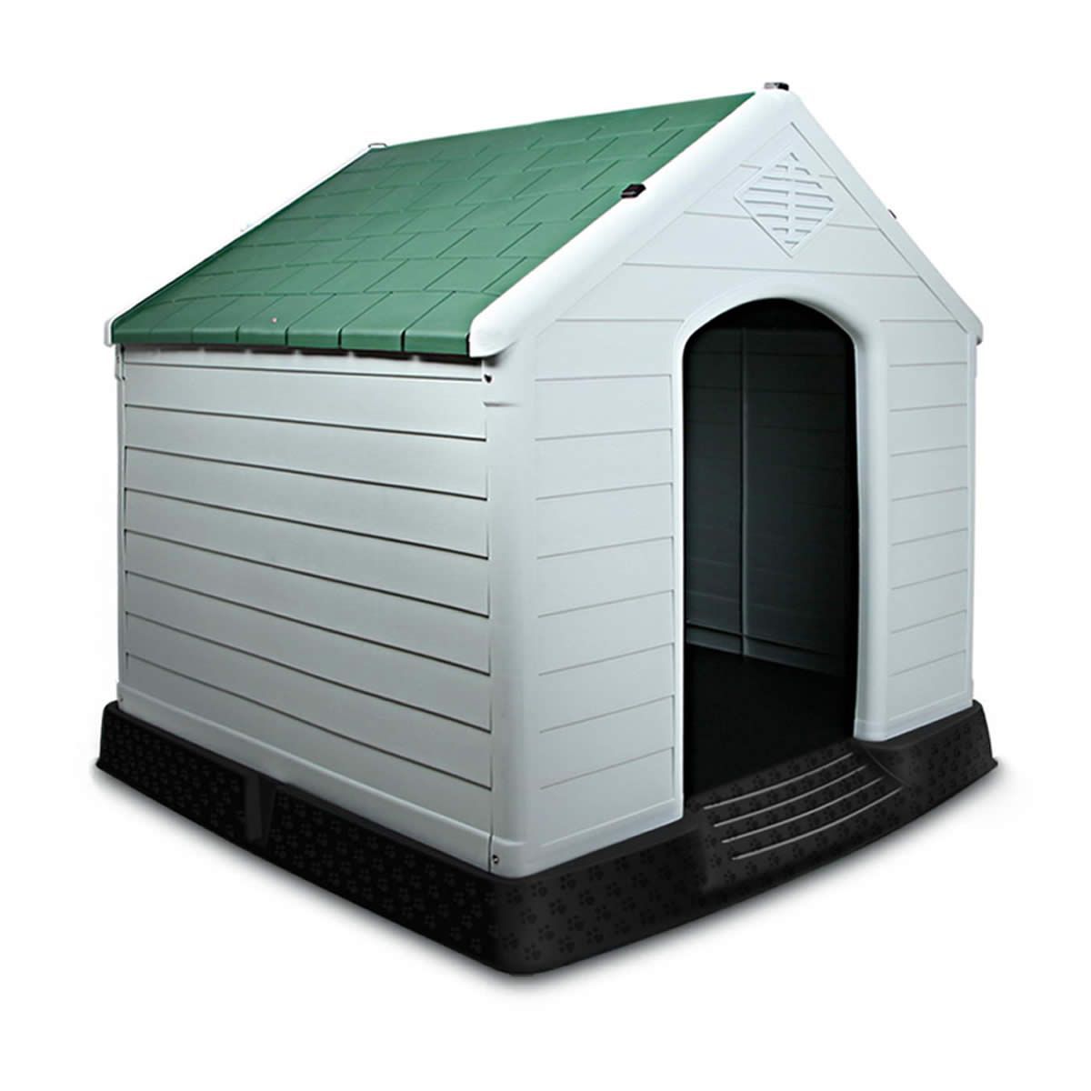 Plastic Green Dog Kennel - 99cm 