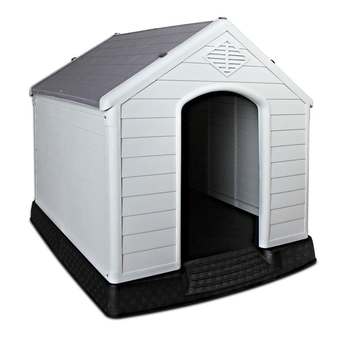 Plastic Grey Dog Kennel 99cm