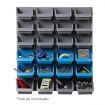 Giantz 48 Storage Bin Rack Wall Mounted Steel Board