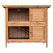 i.Pet Rabbit Hutch 91.5cm x 45cm x 82cm Chicken Coop Large Wooden House Run Cage Pet Bunny