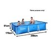 BESTWAY Deluxe Splash Frame Large Outdoor Pool 