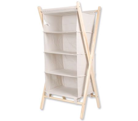 4 Tier Level Multi-Purpose Tall Storage Shelf with Woven Shelving