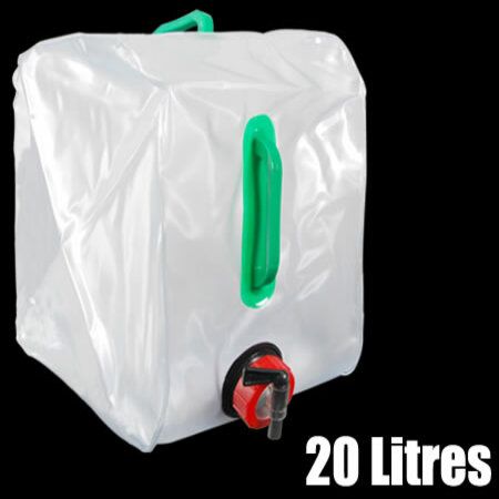 20L Litre Collapsible Water Carrier Tank - Great For Camping