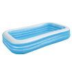 BESTWAY Blue Rectangular Large Inflatable Outdoor Family Pool