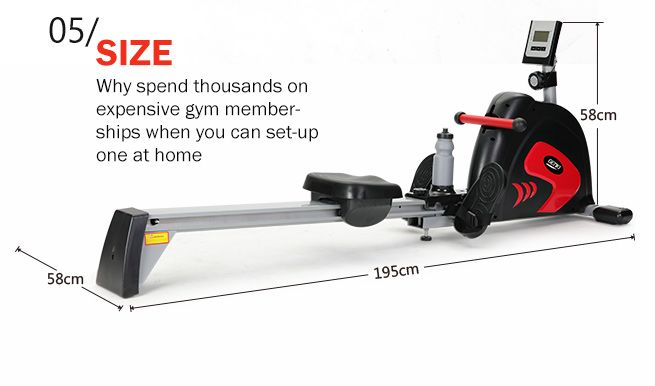 Genki magnetic 2024 exercise rowing machine