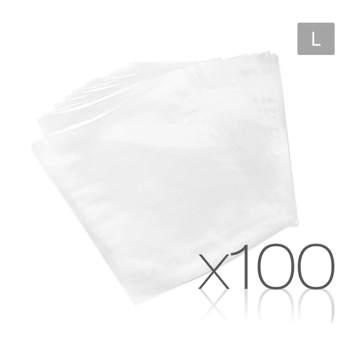 100 Food Sealer Bags - 28 x 40cm