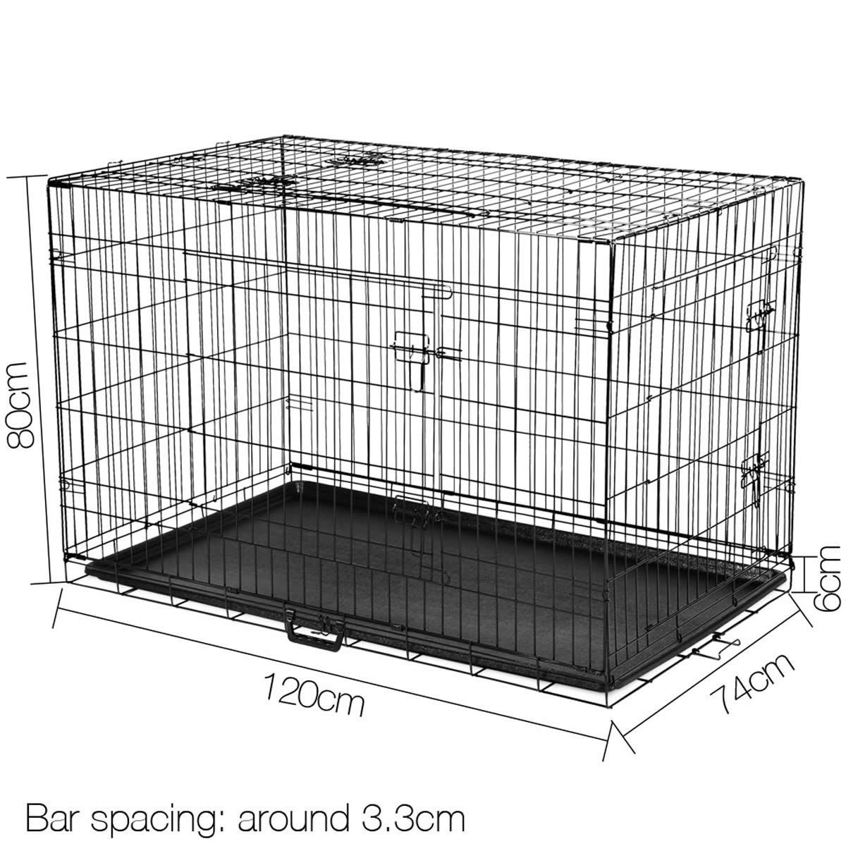 Metal Collapsible Dog Cage 48IN Crazy Sales