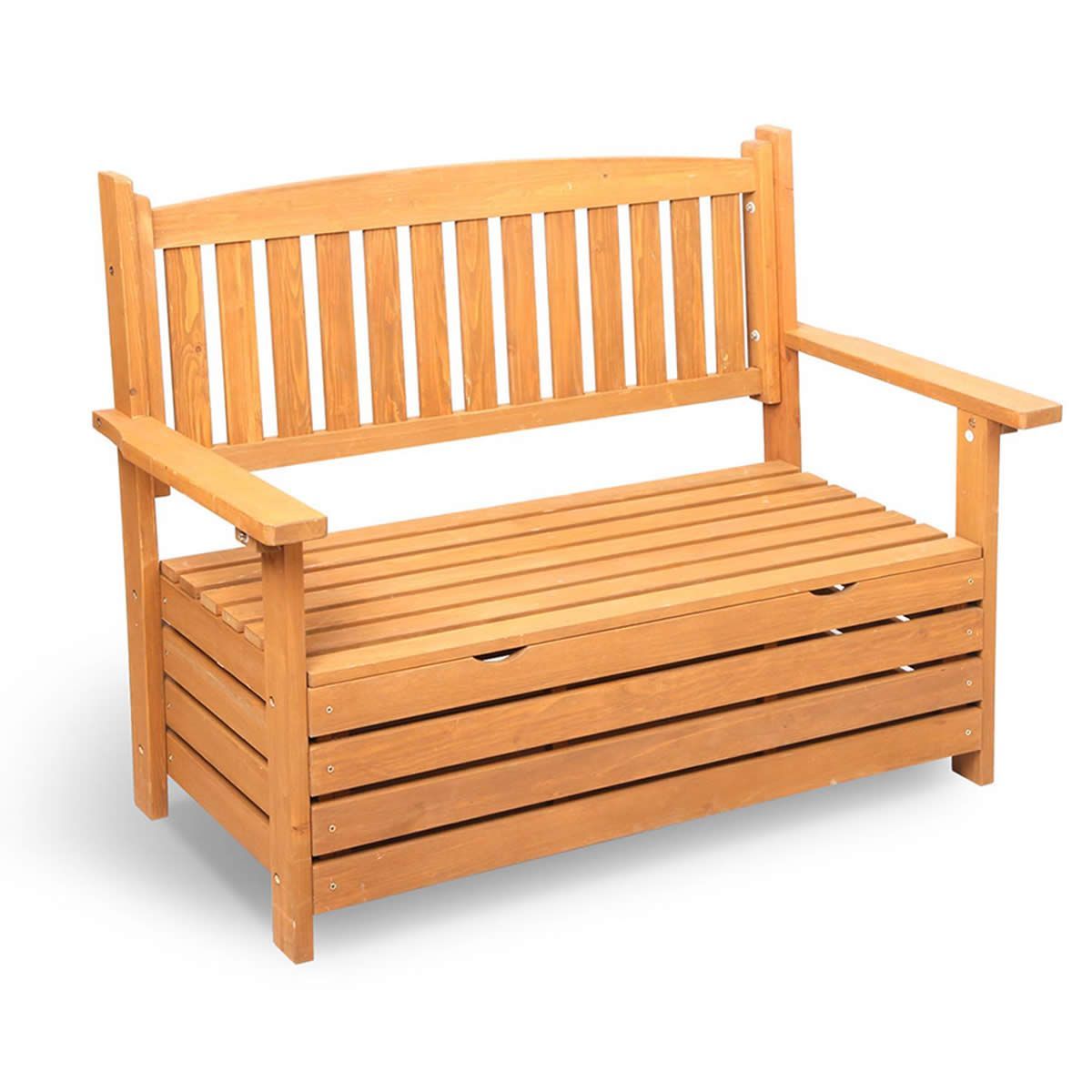 Wooden Outdoor Storage Bench | Crazy Sales