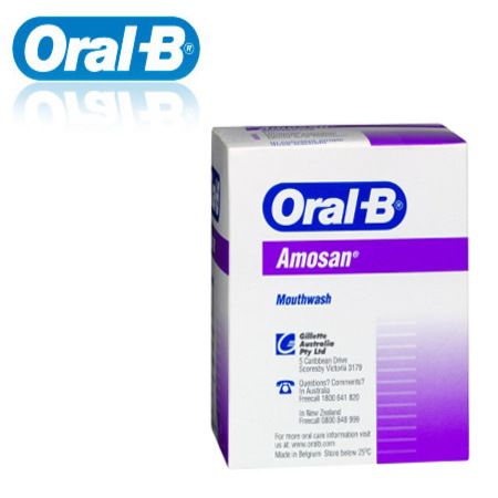 Oral B Oral Care Amosan Mouthwash Sachets 20