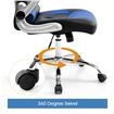 High Back Gaming and Racing Office Computer Chair - Black and Blue