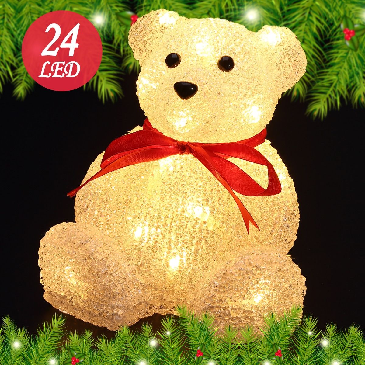 Christmas Led Light Acrylic Polar Bear