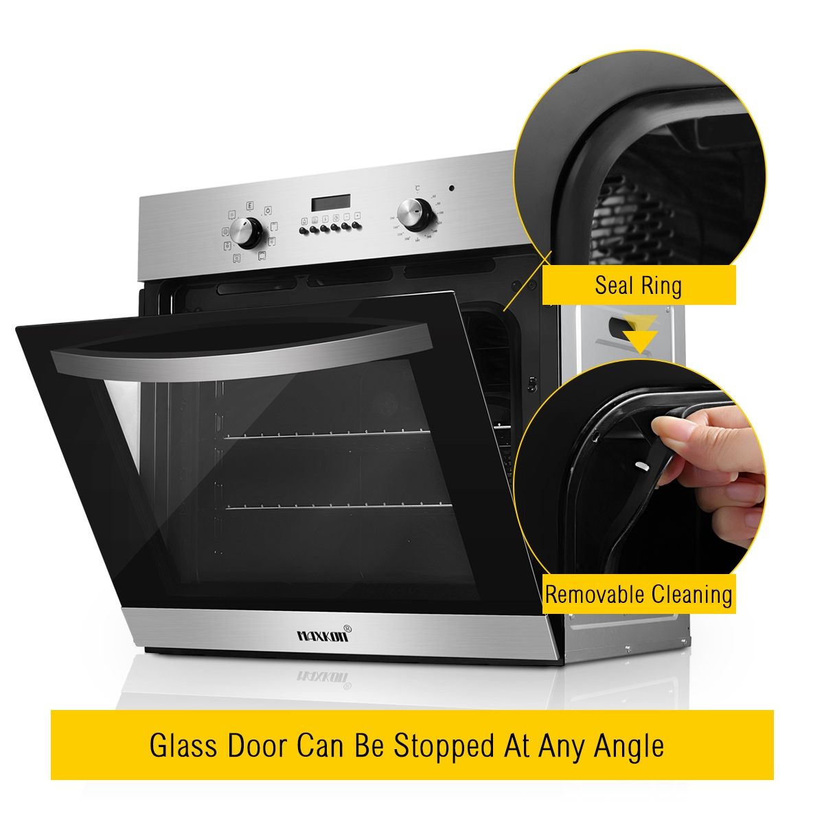 MAXKON 8 Function Electric Wall Oven60cm Crazy Sales