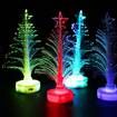 LUD Colorful LED Fiber Optic Nightlight Christmas Tree Lamp Light Children Xmas Gift