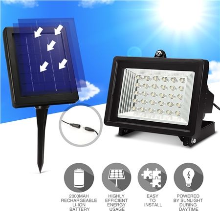 Ultra Bright Solar 30 Led Outdoor Garden Spot Light Crazy S Ultra Bright Solar 30 Led Outdoor Garden Spot Light
