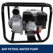 NEW BLACK EAGLE Water Pump 3Inch 8HP Petrol Transfer High Flow Irrigation Farm