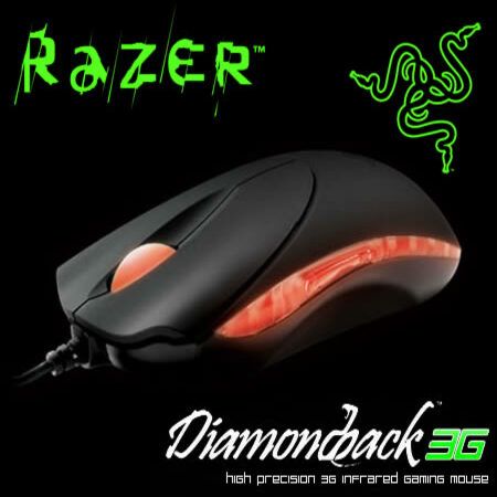 Razer Diamondback　SALAMANDER RED Razer Mouse for the Mac