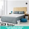 6 CM Queen Size Egg Crate Foam Mattress Topper Underlay Protector
