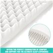 6 CM Queen Size Egg Crate Foam Mattress Topper Underlay Protector