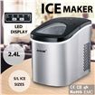 2.4L Portable Ice Maker with LED Control Panel