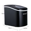 2.4L Portable Ice Maker Easy Sizes S/L with LED Display 