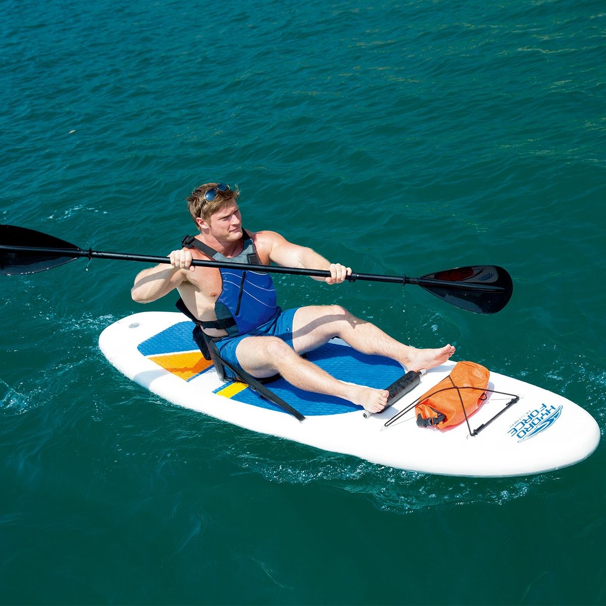 hydro force white cap 10 inflatable stand up paddleboard