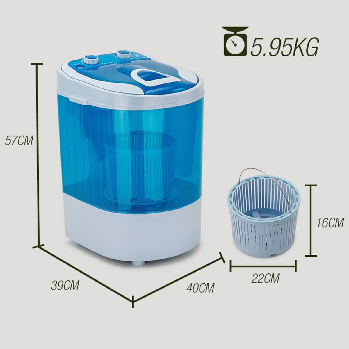 Gecko 4kg Portable Washing Machine Crazy Sales