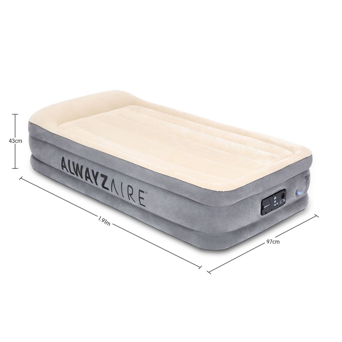Bestway Autoinflation Mattress Electric Air Pump Bed Single Size