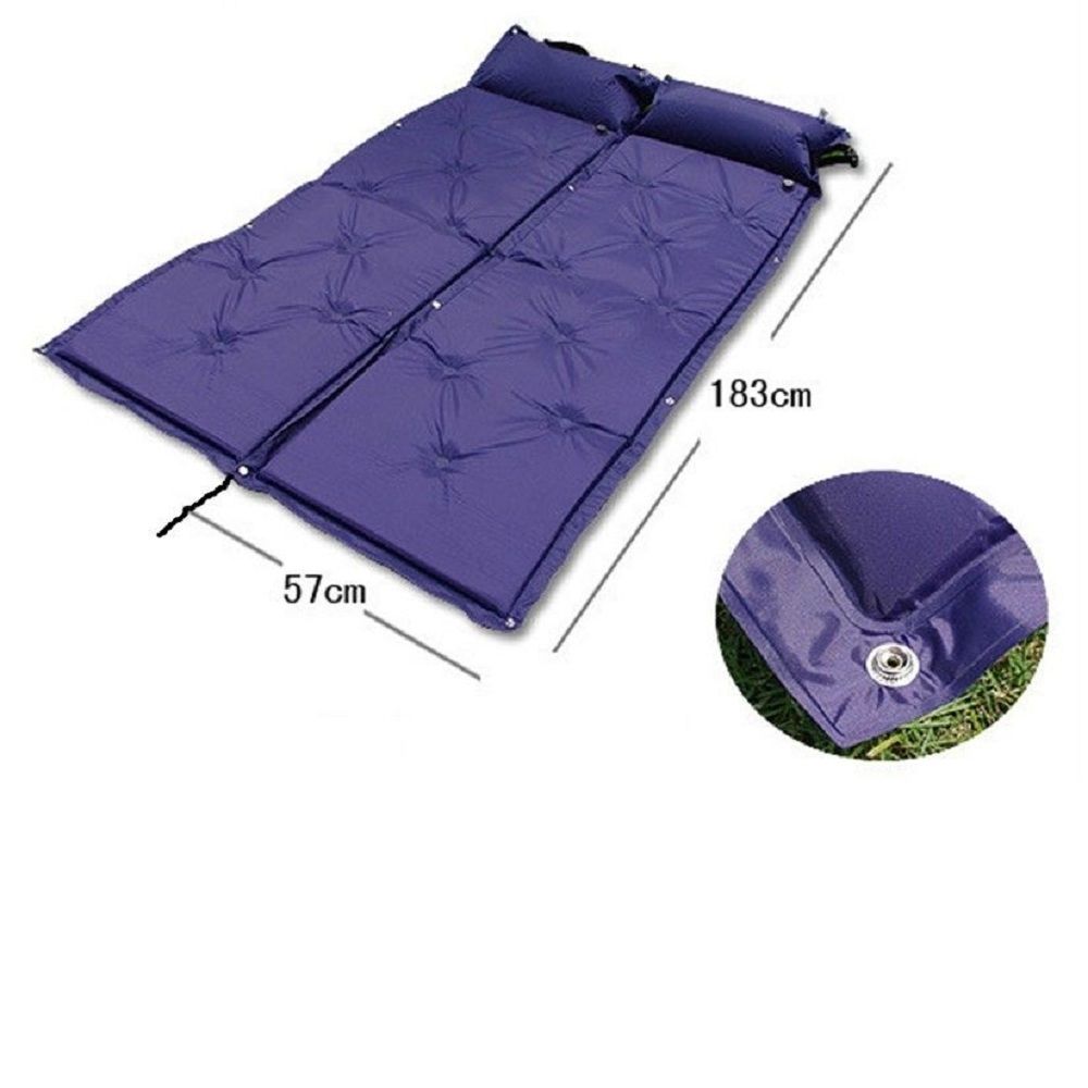 5cm Thick Outdoor Sleeping Camping Self Inflatable Cushion Mattress/Blue