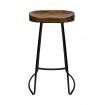 Artiss 2x Bar Stools Tractor Seat 75cm Black