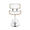 Artiss Bar Stools Gas Lift Leather White