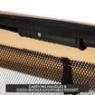 Dog Crate Soft Cat Carrier Portable Pet Travel Cage Foldable Kennel Medium Brown