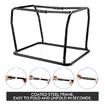 Dog Crate Soft Cat Carrier Portable Pet Travel Cage Foldable Kennel Medium Brown