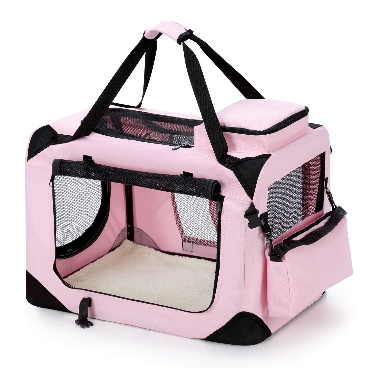 Portable Foldable Soft Dog CrateXLPink Crazy Sales