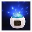 Electric LCD Alarm Clock Time LED Flash Music Projection Night Light