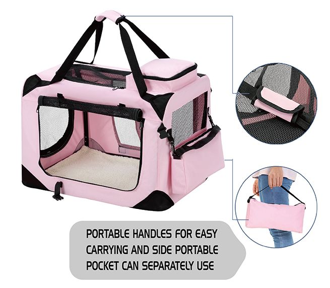 folding portable dog crate