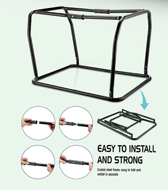 Image showcasing Portable Foldable Soft Dog Crate-3XL-Army Green | Crazy Sales