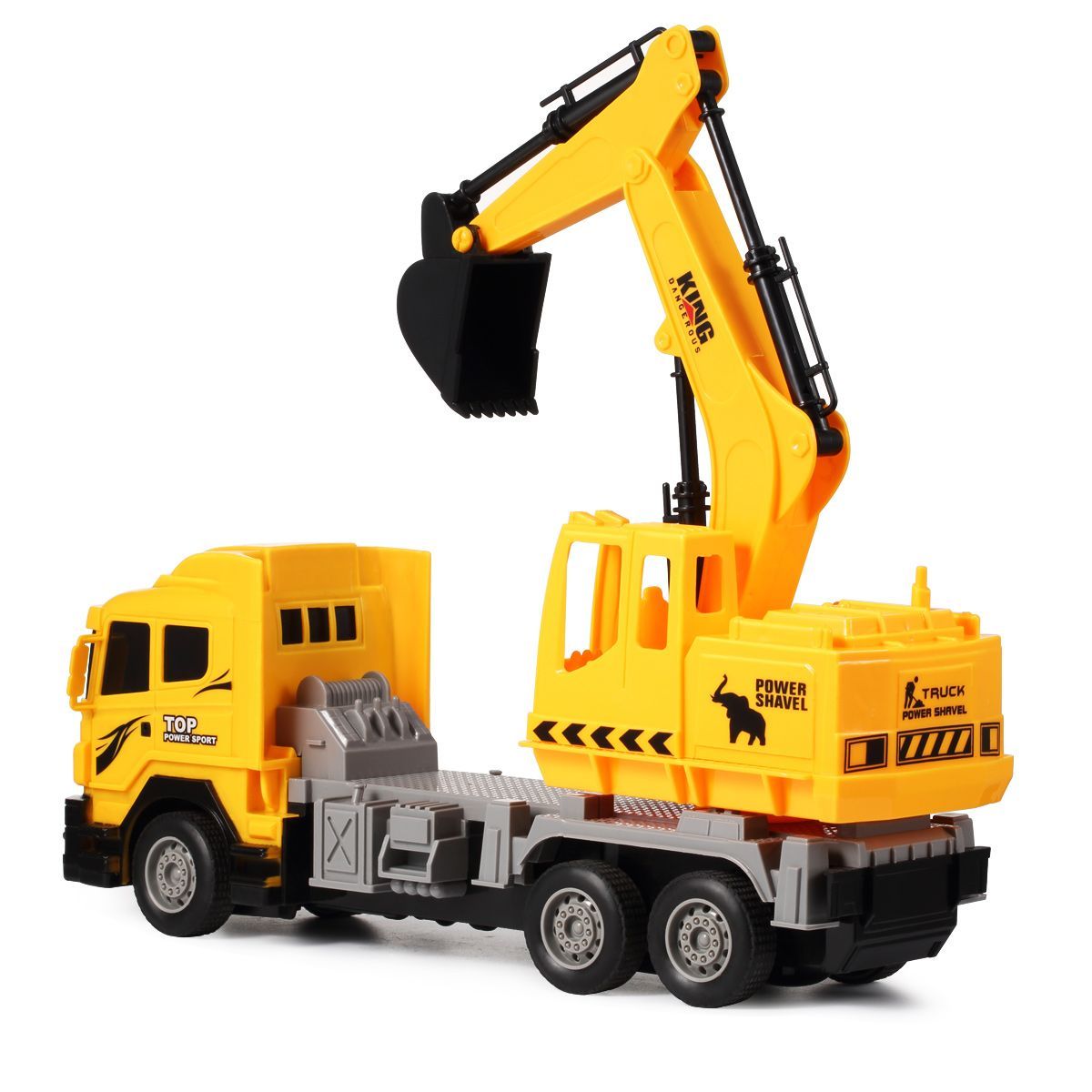 4G R/C Excavator Truck Toy With Lights | Crazy Sales