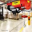 Giantz Electric Hoist Winch 500/1000KG Cable 20M Rope Tool Remote Chain Lifting