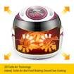 6in1 Portable 10L Digital Turbo Low Oil Air Fryer Convection Oven Cooker Peach
