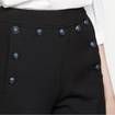 Haoduoyi Women Elegant Button Flared Pants