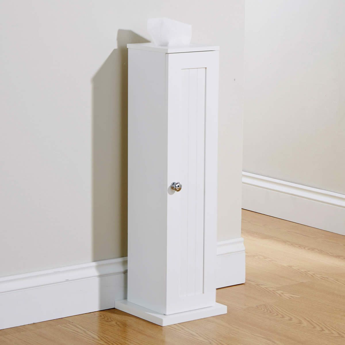 Grace Free Standing Bathroom Storage Unit Toilet Roll Cupboard White Crazy Sales