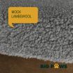 Big Paws 15cm Thick Extra Large 100% Memory Foam Dog Bed Orthopedic Pet Kennel Cushion - Brown