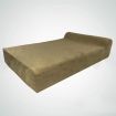 Big Paws Memory Foam Extra Large Dog Bed Orthopedic Dog Beds Cushion Bolster - Beige