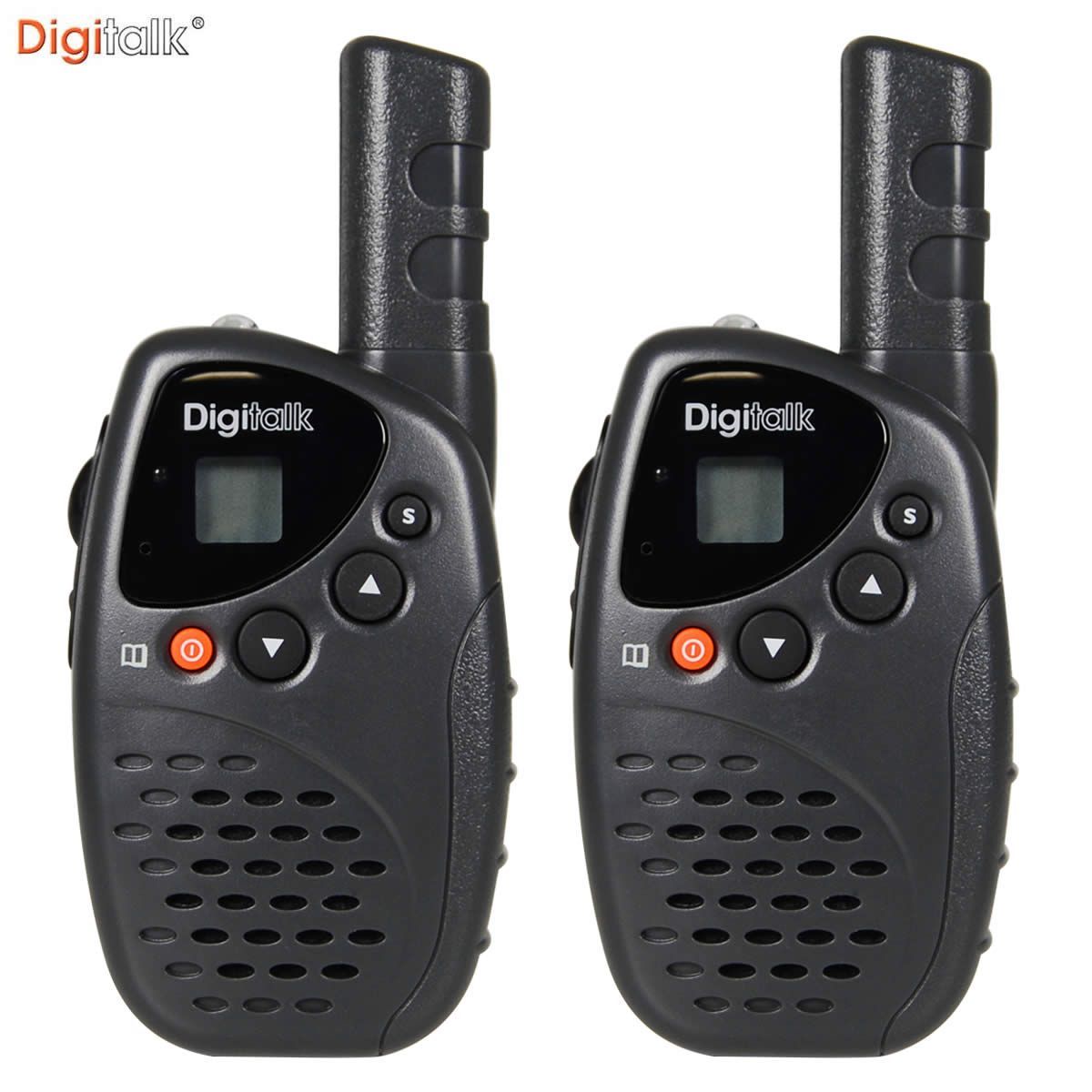 Digitalk 80-Channel Two-Way Radio and LED Torch